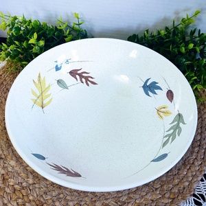 Vtg California Franciscan Earthenware Autumn Pottery Large Serving Bowl 9 1/4"